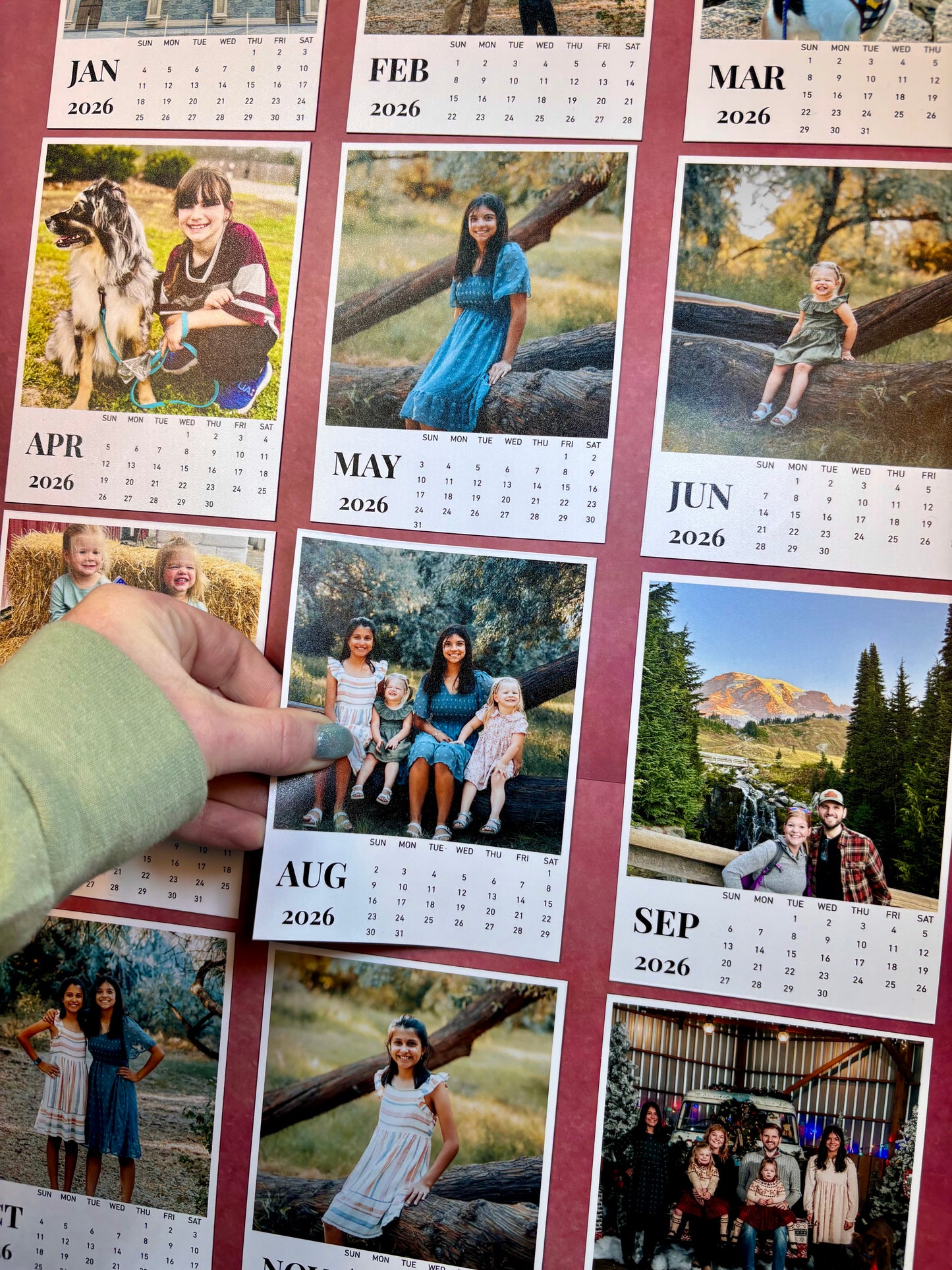 2026 Calendar - Flexible Custom Photo Magnets