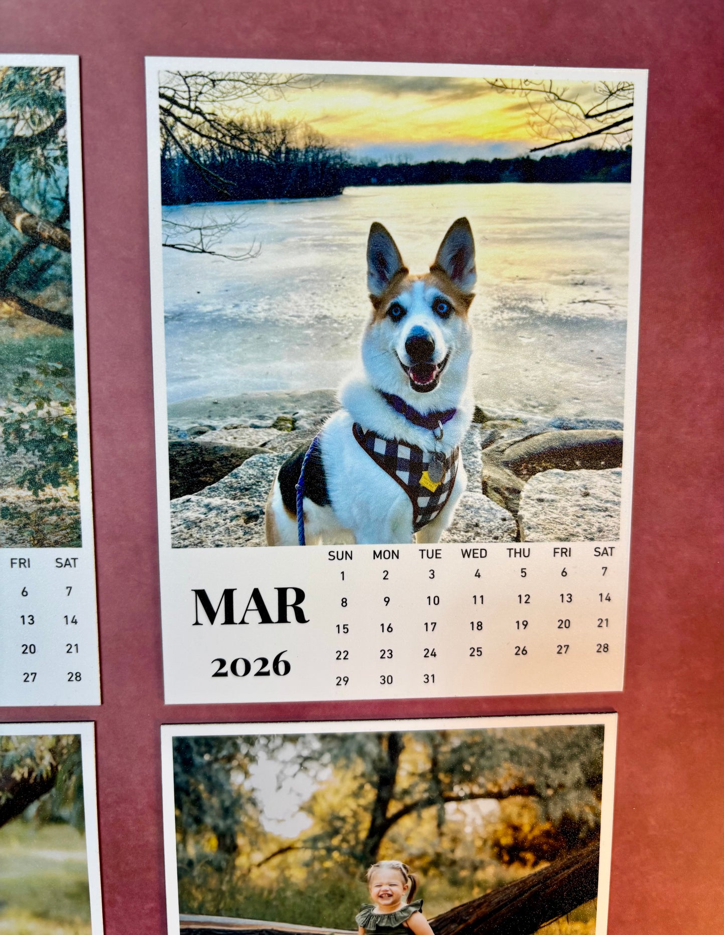 2026 Calendar - Flexible Custom Photo Magnets