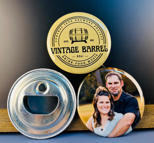 Custom Bottle Cap Opener Magnets