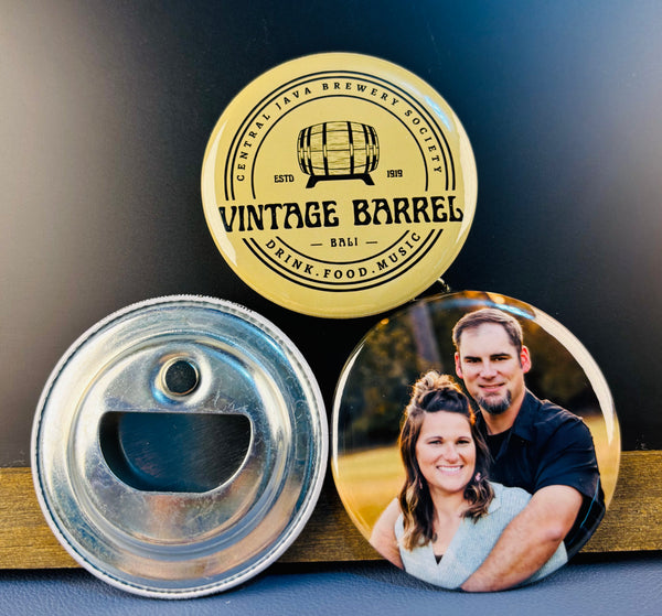 Custom Bottle Cap Opener Magnets