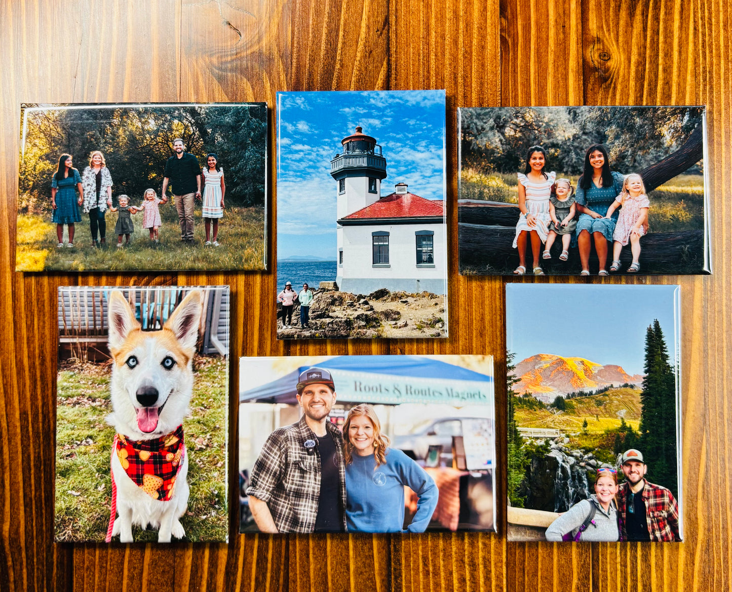 2x3 Rectangle Custom Photo Magnets (Set of 6)