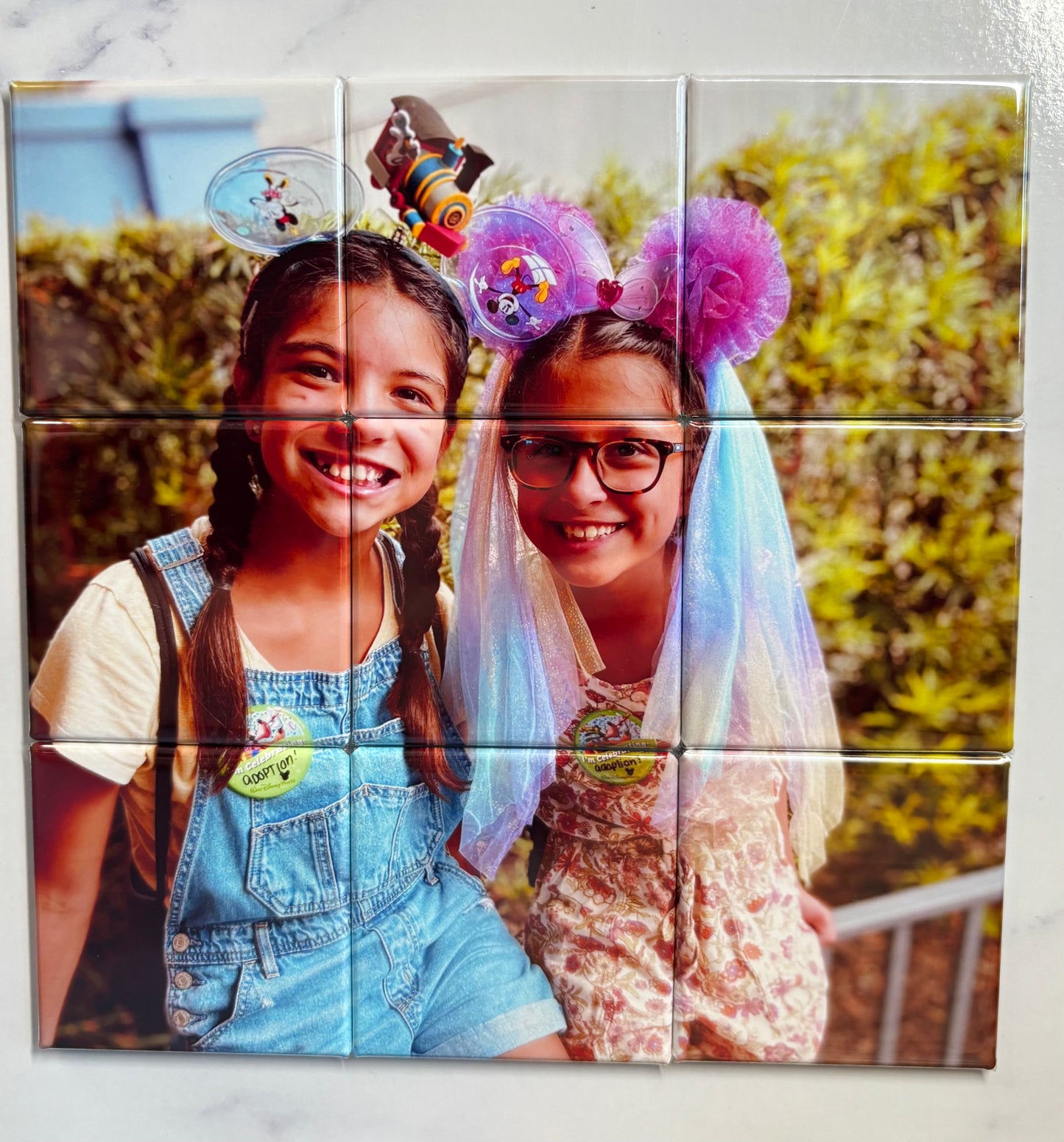 9 Piece Custom Photo Puzzle Magnet